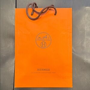 Hermes Vibrant Orange Tote Bag